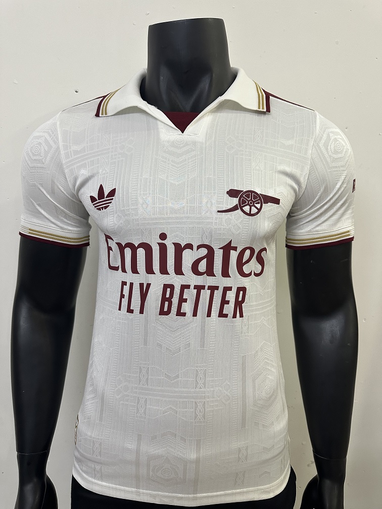 AAA Quality Arsenal 25/26 Third White Soccer Jersey(Player)